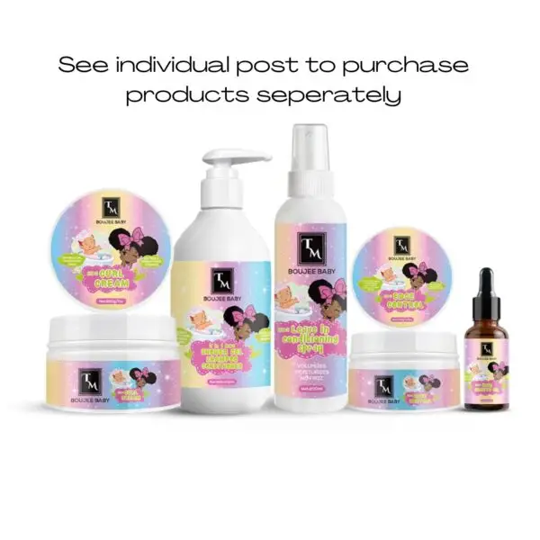 Boujee Baby Hypoallergenic 5-Piece Hair Care Set – Gentle Kids Haircare - Image 4