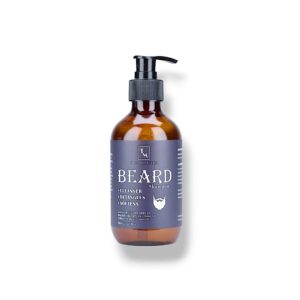 Tina Mattern Beard and Face Shampoo with natural ingredients like tea tree oil, eucalyptus, and peppermint for a refreshing and soothing cleanse.