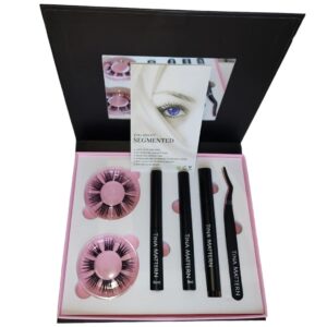 Tina Mattern DIY Lash Kit – Silk fiber lashes, bond & seal, and tools for voluminous, at-home lashes.