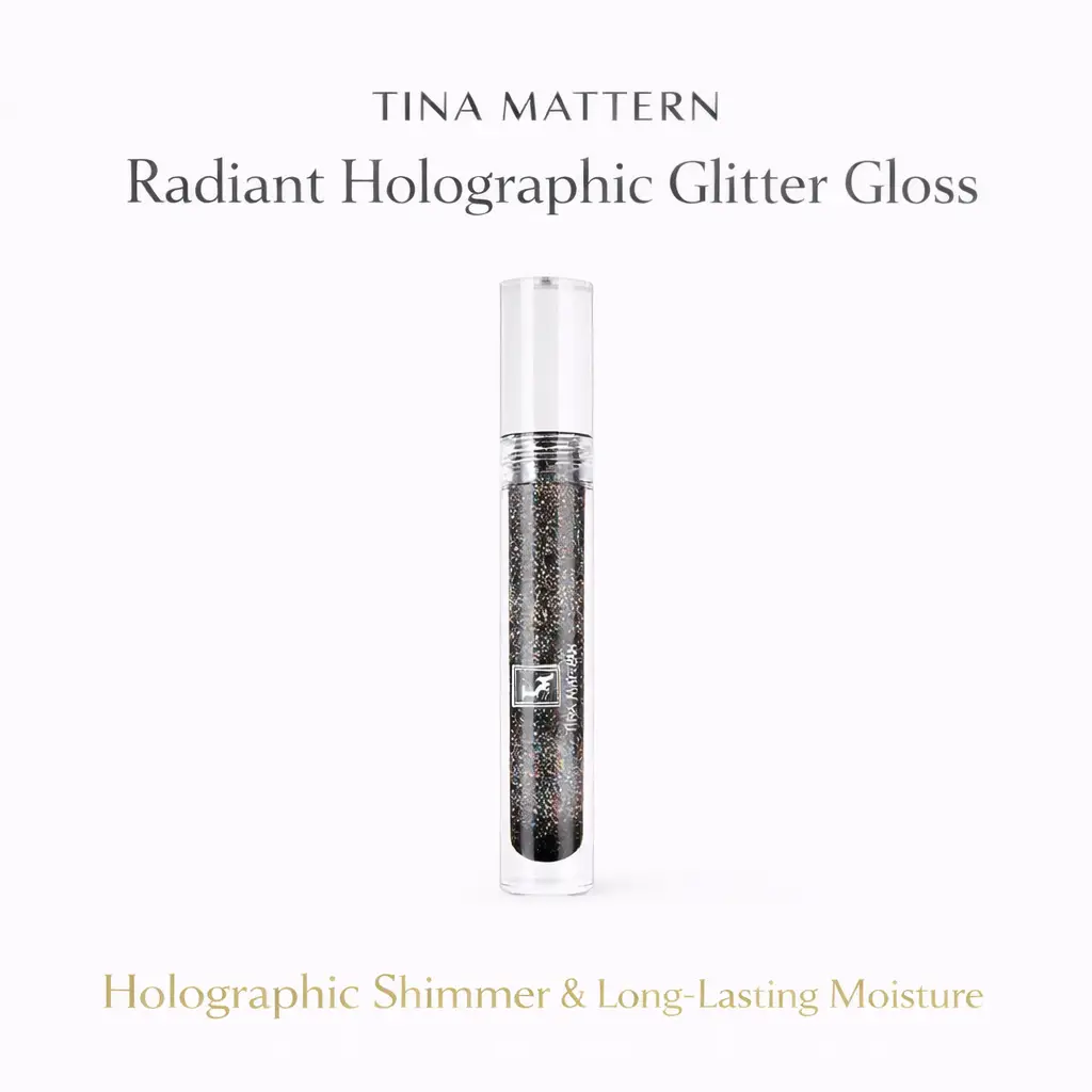 Tina Mattern Glitter Gloss – Long-Lasting & Waterproof 1 Tina Mattern Radiant Holographic Glitter Gloss with holographic shimmer