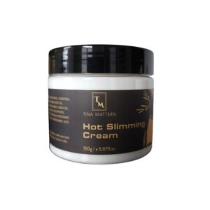 Tina Mattern Hot Slimming Cream – Vegan, antioxidant-rich cream designed to improve circulation, firm skin, and reduce the appearance of cellulite.