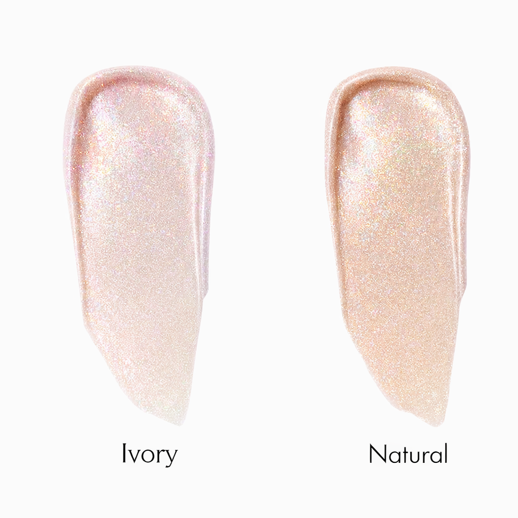 Tina Mattern Mother-of-Pearl Illuminating Cushion Highlighter – Free Refill Included 5 Ivory and Natural mother-of-pearl illuminating cushion cream swatches