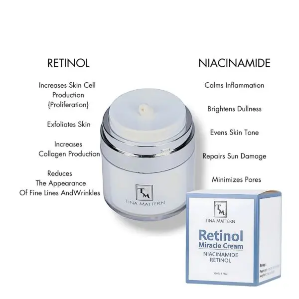 Tina Mattern Retinol & Niacinamide Night Cream – Anti-Aging & Pore Refining - Image 2