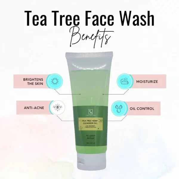 Tea Tree Hemp Cleanser Gel - Image 3