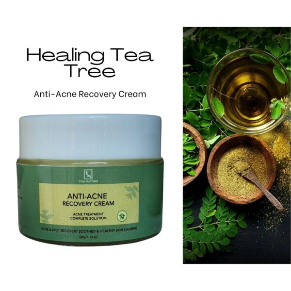 Tea Tree Anti-Acne Cream – Reduces Scars and Soothes Skin by Tina Mattern