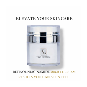 Tina Mattern Retinol Niacinamide Miracle Cream luxury skincare jar