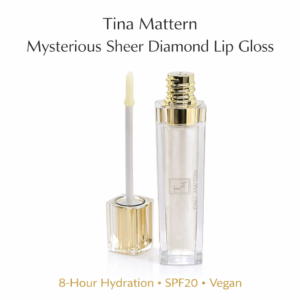 Tina Mattern Mysterious Sheer Diamond Lip Gloss with SPF20 hero image on white background
