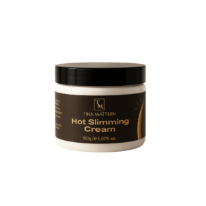 Tina Mattern Hot Slimming Cream – Vegan, antioxidant-rich cream designed to improve circulation, firm skin, and reduce the appearance of cellulite.