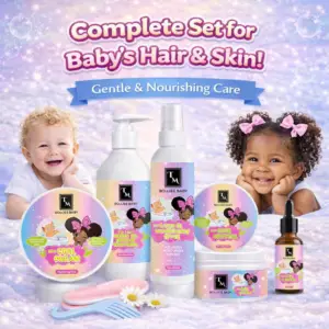 Boujee Baby Hypoallergenic 5-Piece Hair Care Set