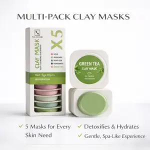 Tina Mattern Multi-Pack Clay Mask set with 10-piece variety
