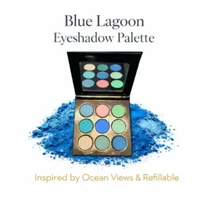 Tina Mattern Blue Lagoon Eyeshadow Palette Hero Image