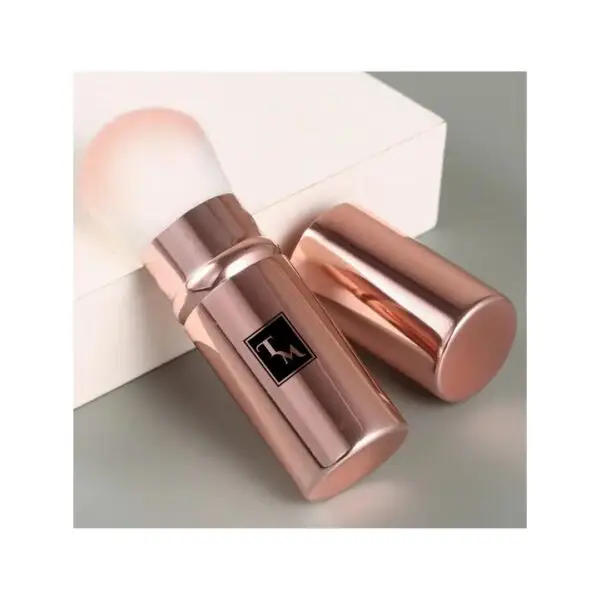 Tina Mattern Retractable Cosmetic Brush – Vegan, Rose Gold, Multi-Use - Image 2