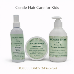 Tina Mattern BOUJEE BABY 3-Piece Hair Care Set displayed on white background