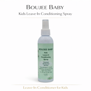 Boujee Baby Kids Leave-In Conditioning Spray bottle on white background