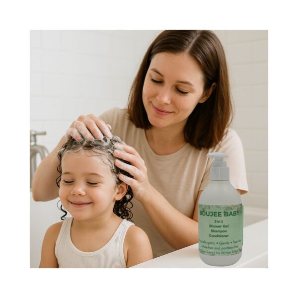 Boujee Baby Hypoallergenic 3-in-1 - Shampoo, Conditioner & Body Wash - Image 3