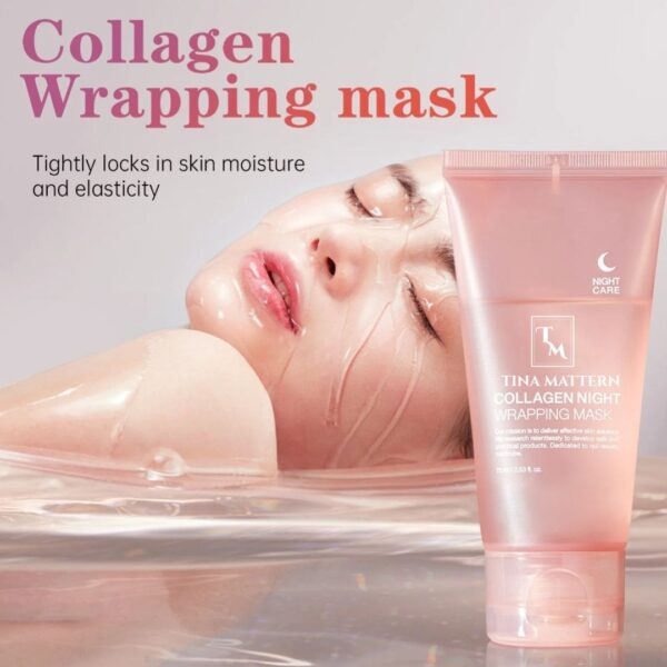 Tina Mattern Korean Collagen Night Wrapping Mask - Image 6