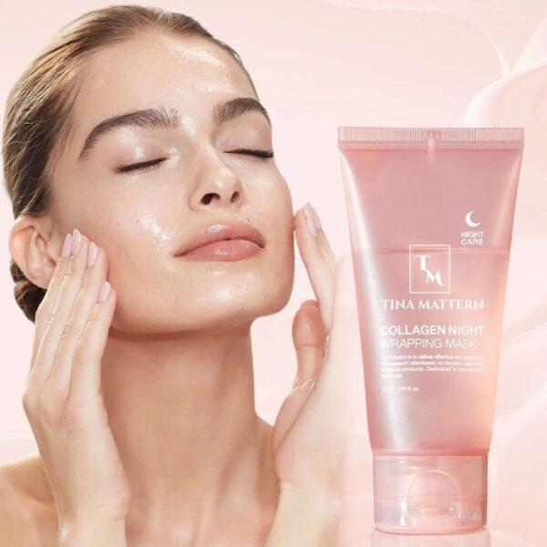 Tina Mattern Korean Collagen Night Wrapping Mask - Image 3