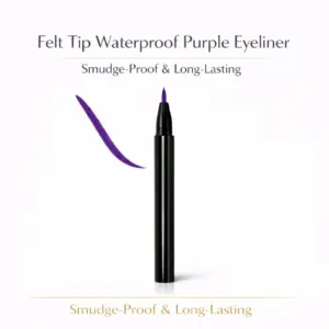 Tina Mattern Purple Eyeliner Waterproof and Smudge Proof.