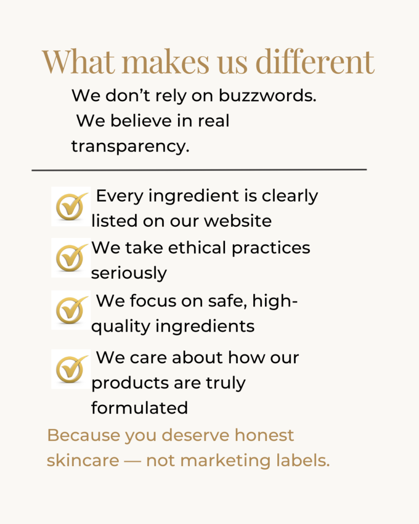 The Most Misleading Terms In Skincare Instagram Post What makes us different45 2