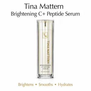 Tina Mattern Brightening C+ Peptide Serum hero image on white background