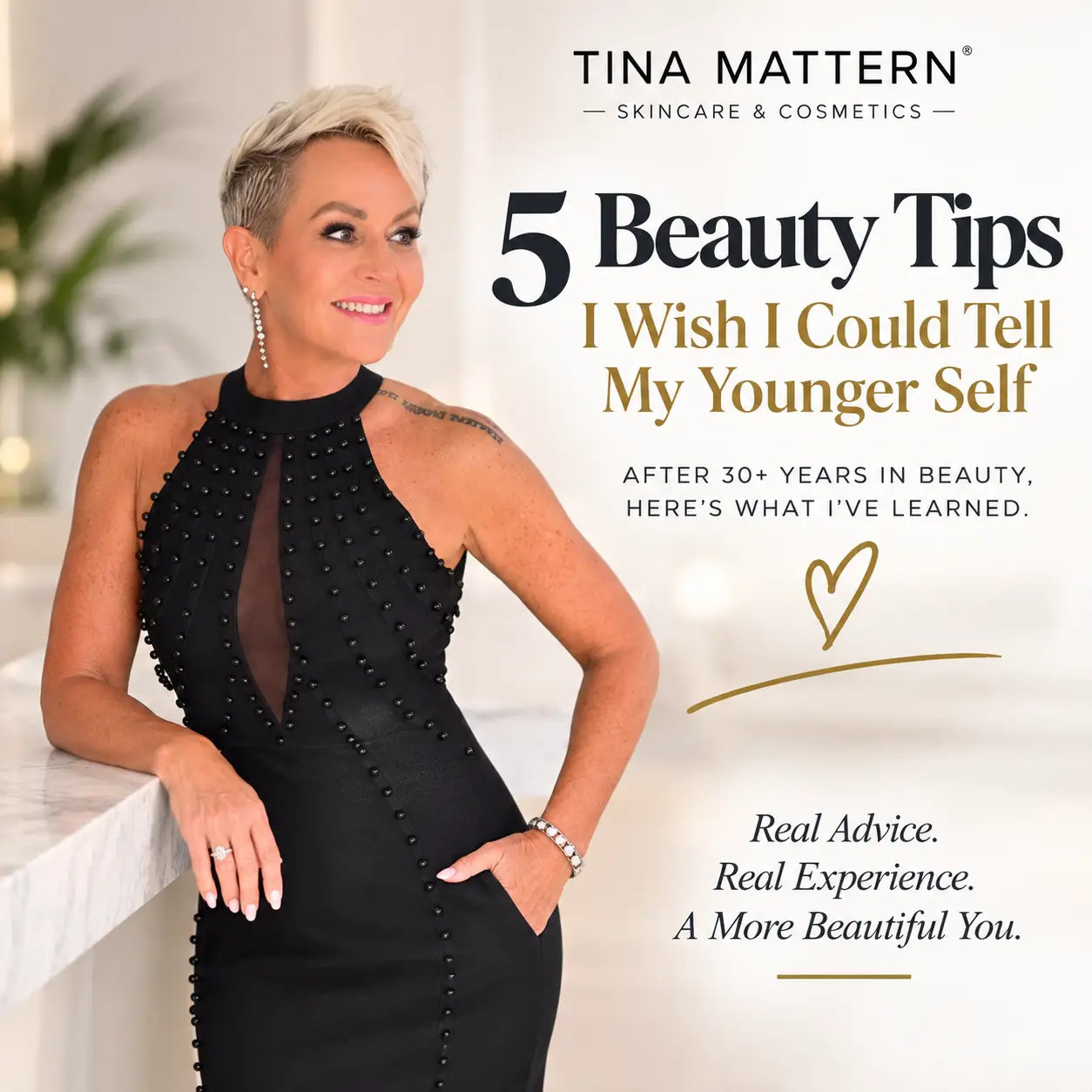 Tina Mattern shares 5 beauty tips for healthy skin after 30 years in the beauty industry